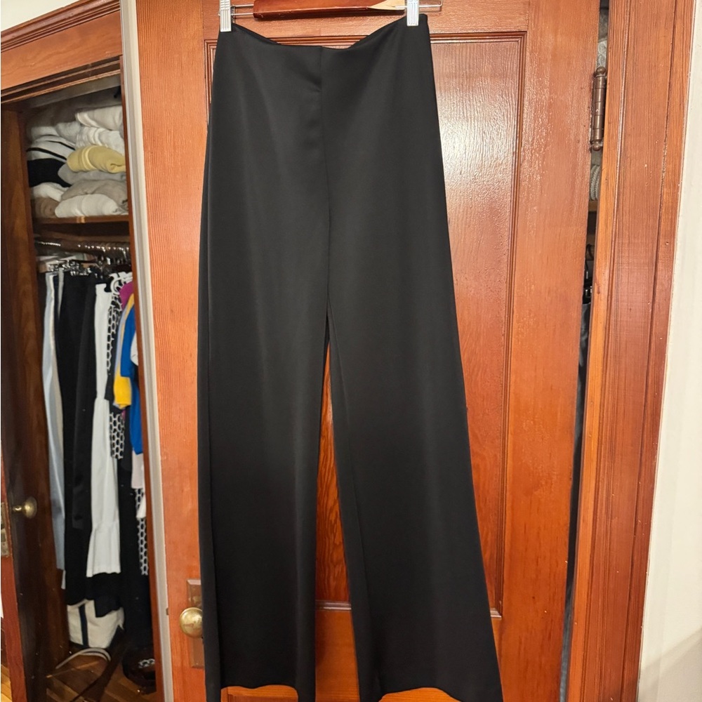 Express Black Wide Leg Body Contour Women's Pants